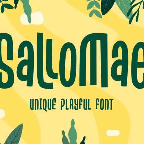 Sallomae - Playful Font cover image.