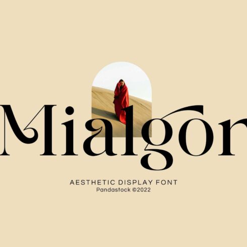 Mialgor - Luxury Classy Font cover image.