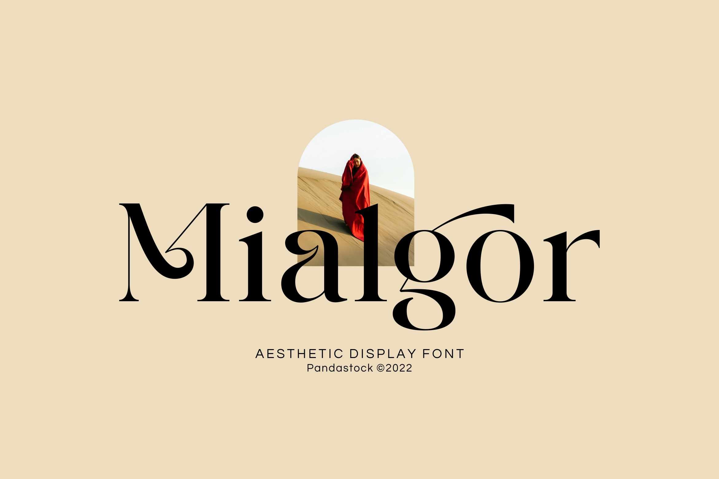 Mialgor - Luxury Classy Font cover image.