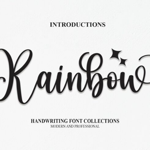 Rainbow | Script Font cover image.