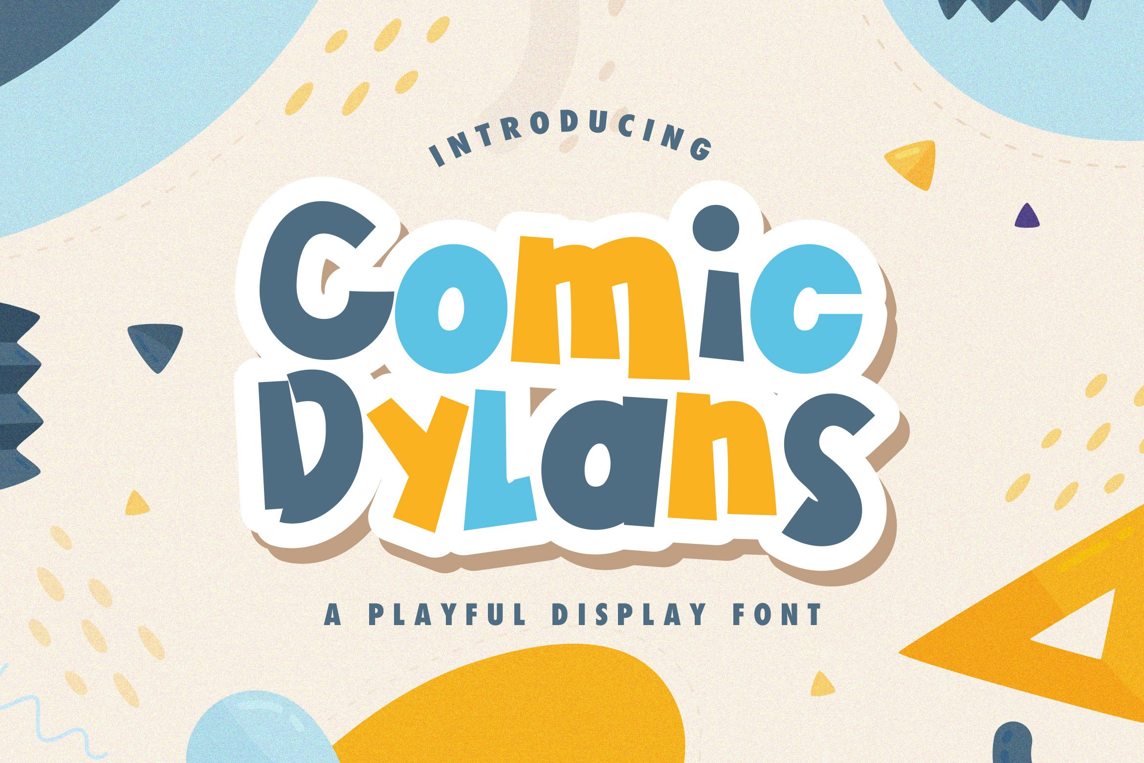 Comic Dylans - Playful Display Font cover image.