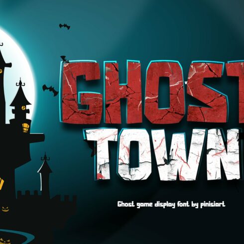 Ghost Town - Ghost Game Display Font cover image.