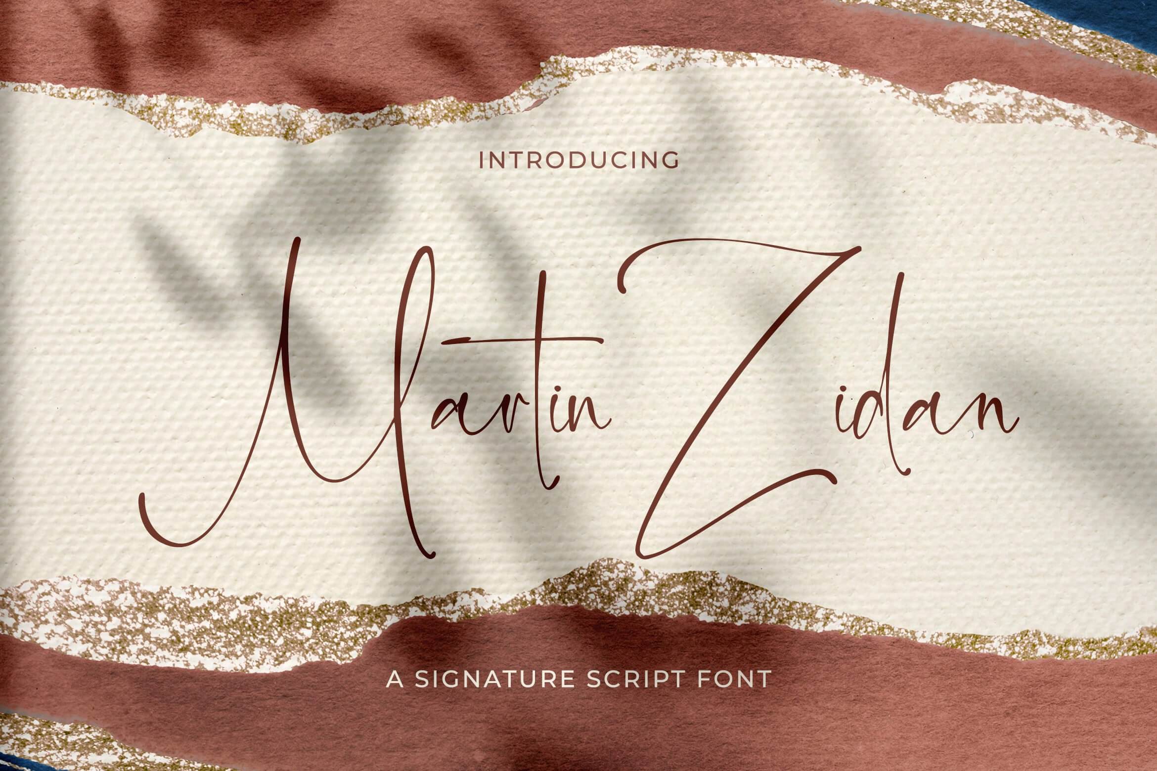 Martin Zidan - Signature Script Font cover image.