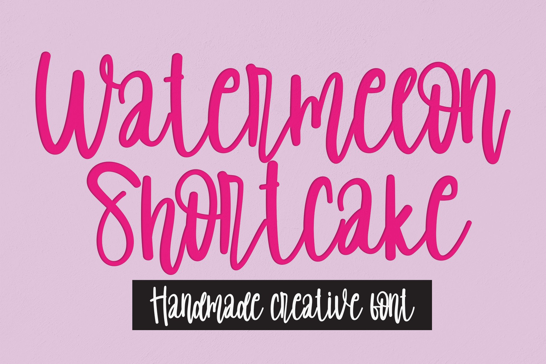 Watermelon Shortcake font cover image.