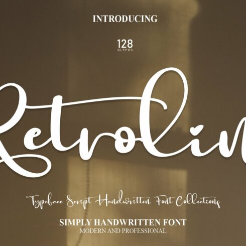 Retroline | Script Font cover image.