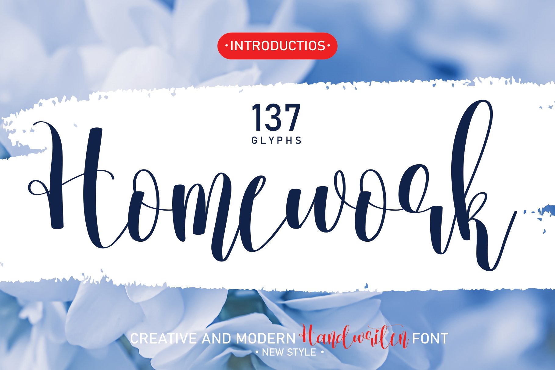 Homework | Handwriten Font cover image.