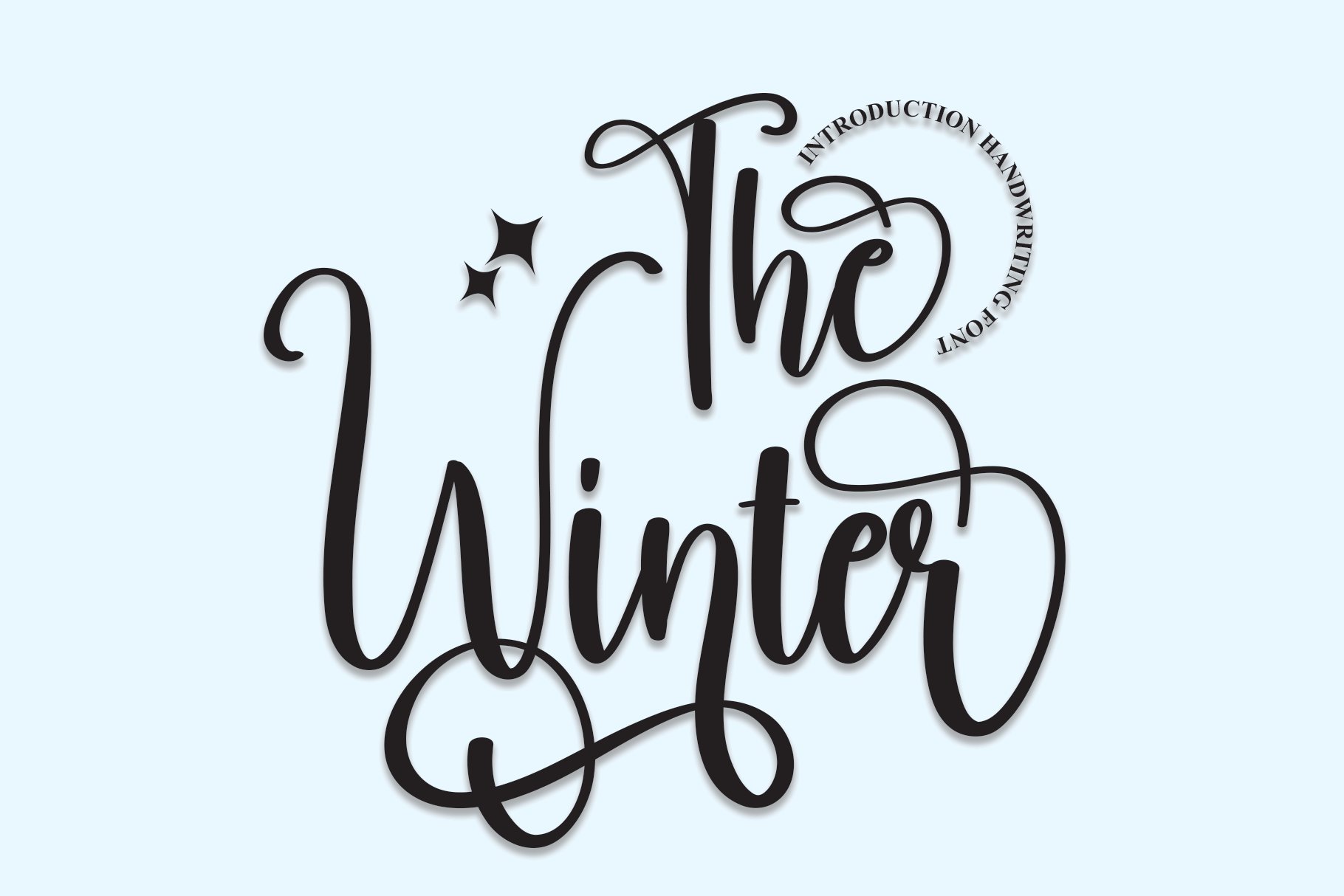 The Winter | Script Font cover image.