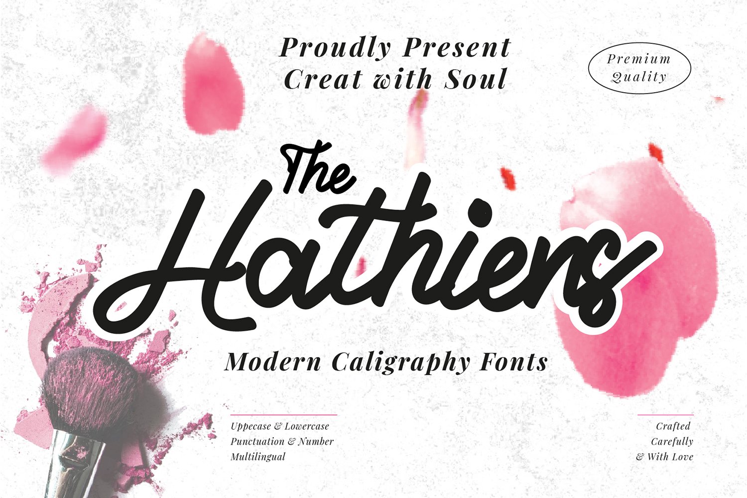 The Hathiens - Modern Script fonts cover image.