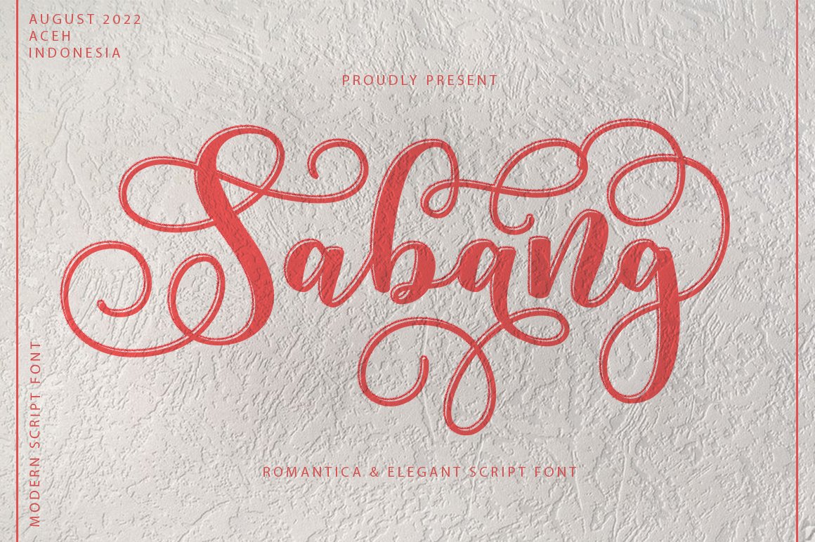 Sabang Script cover image.