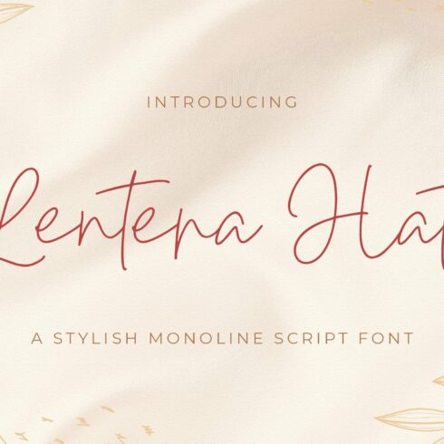 Lentera Hati - Handwritten Font cover image.