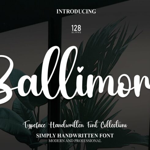 Ballimore | Script Font cover image.