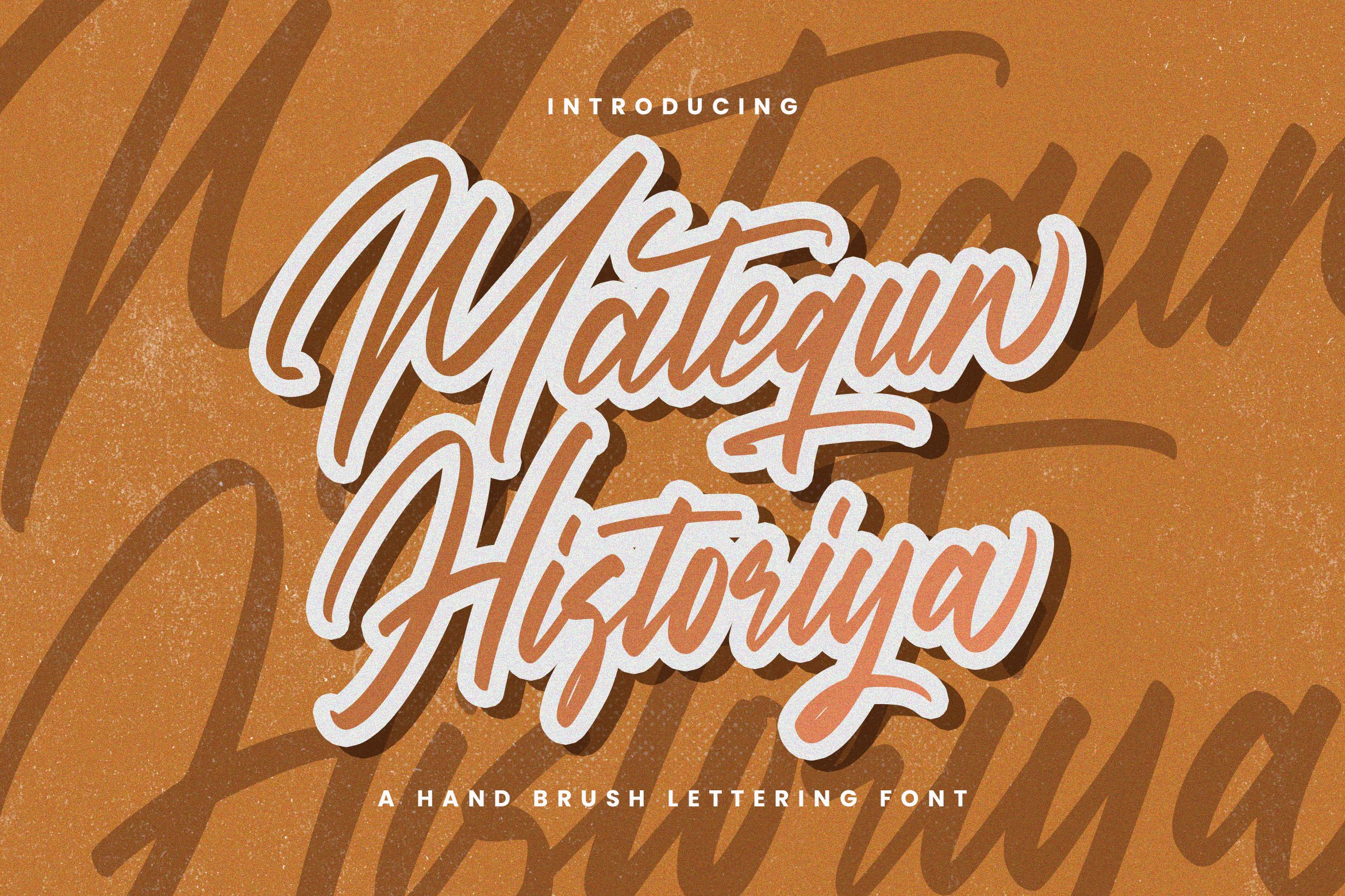 Matequn Historiya - Handwritten Font cover image.