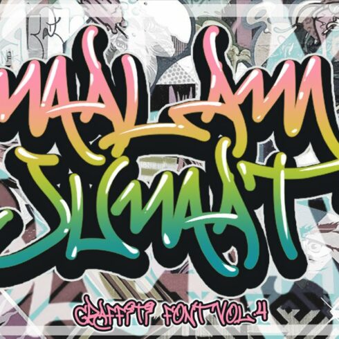 MALAM JUMAT GRAFFITI FONT VOL.4 cover image.