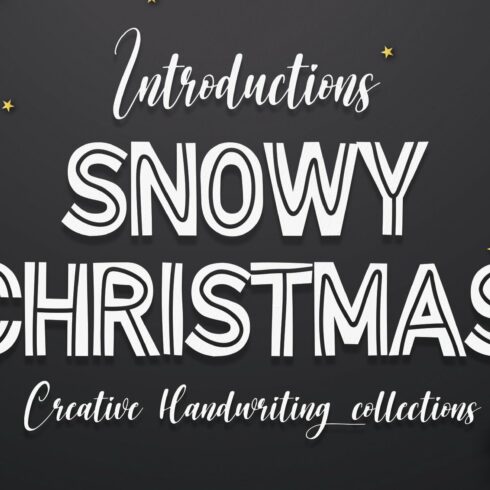 Snowy Christmas | Script Font cover image.