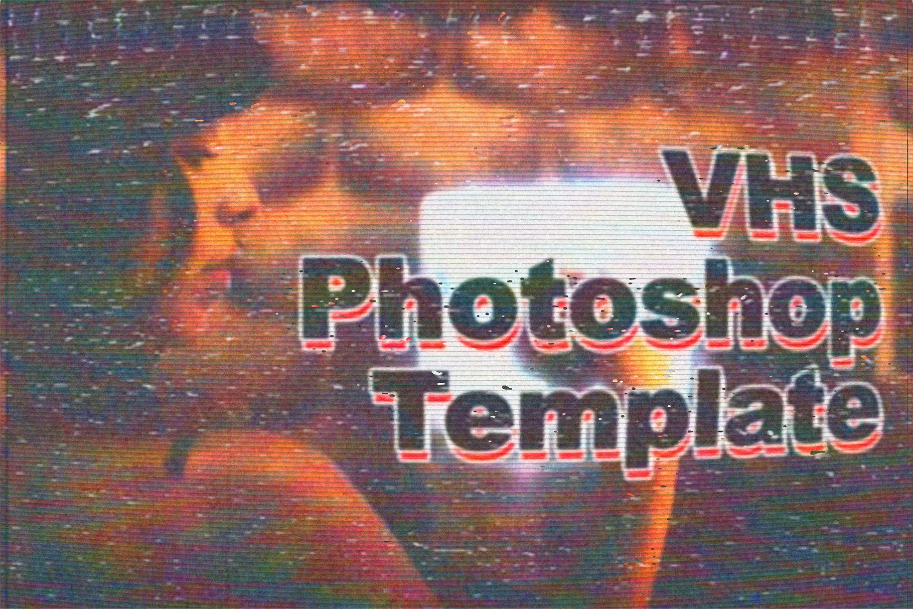 VHS Photoshop Templatecover image.
