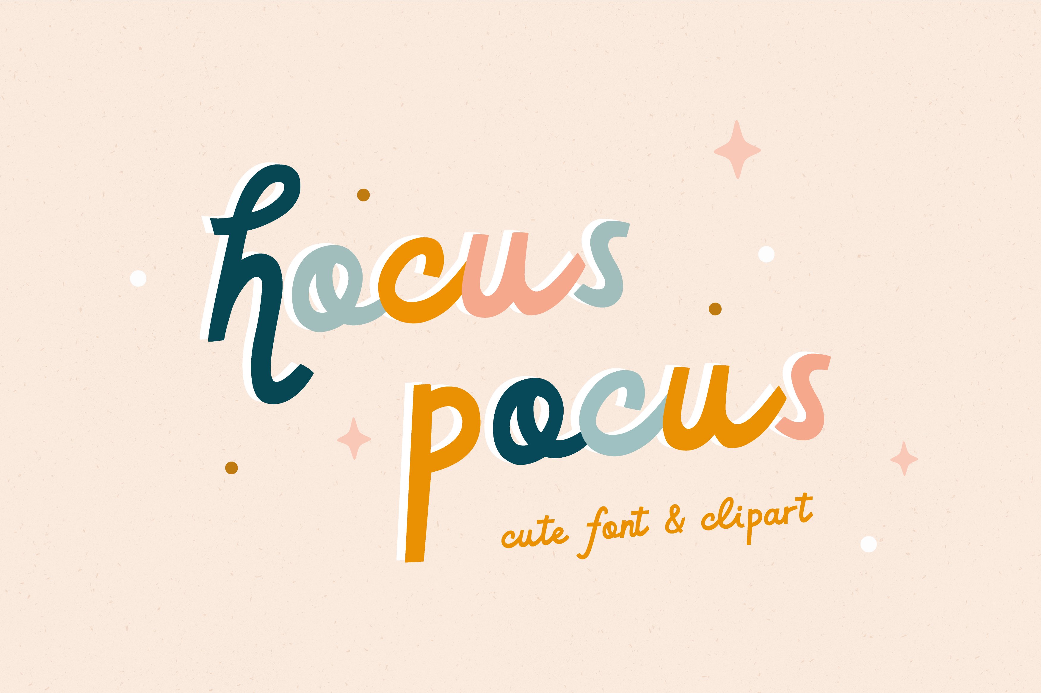 Hocus pocus | Cute font cover image.