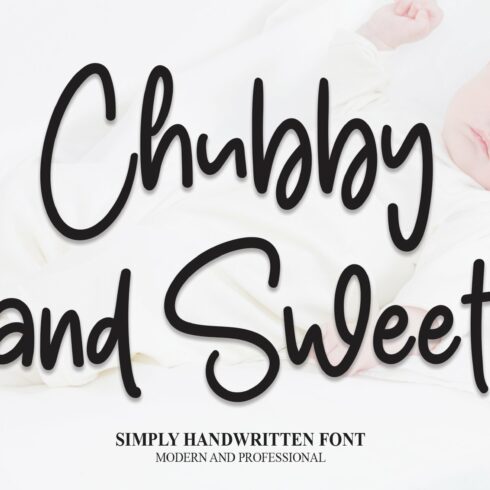 Chubby And Sweet | Script Font cover image.