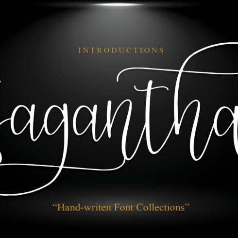 Sagantha | Script Font cover image.