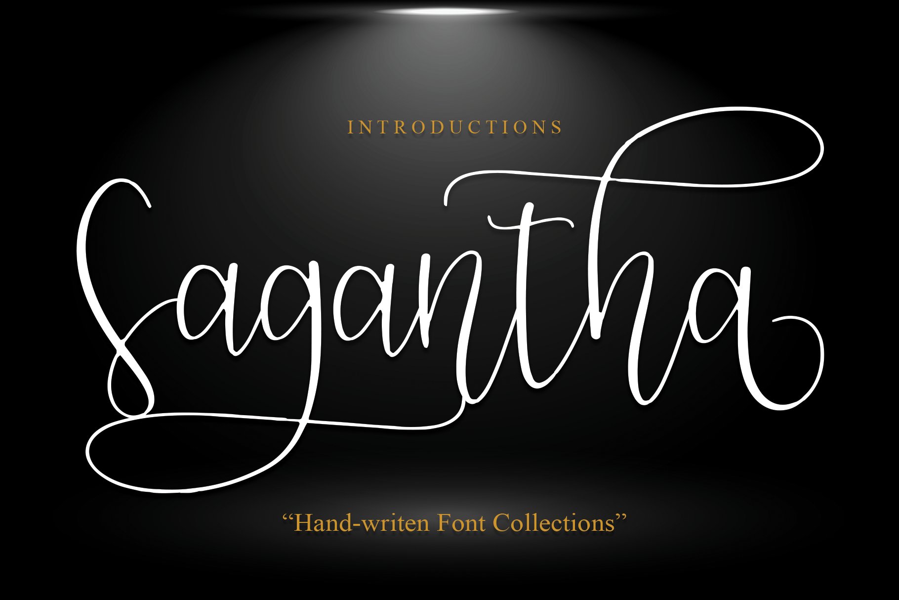 Sagantha | Script Font cover image.