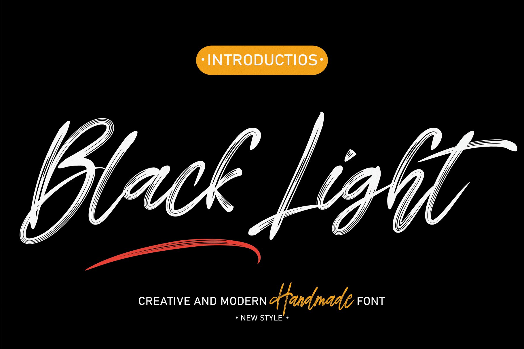 Black Light | Script Font cover image.