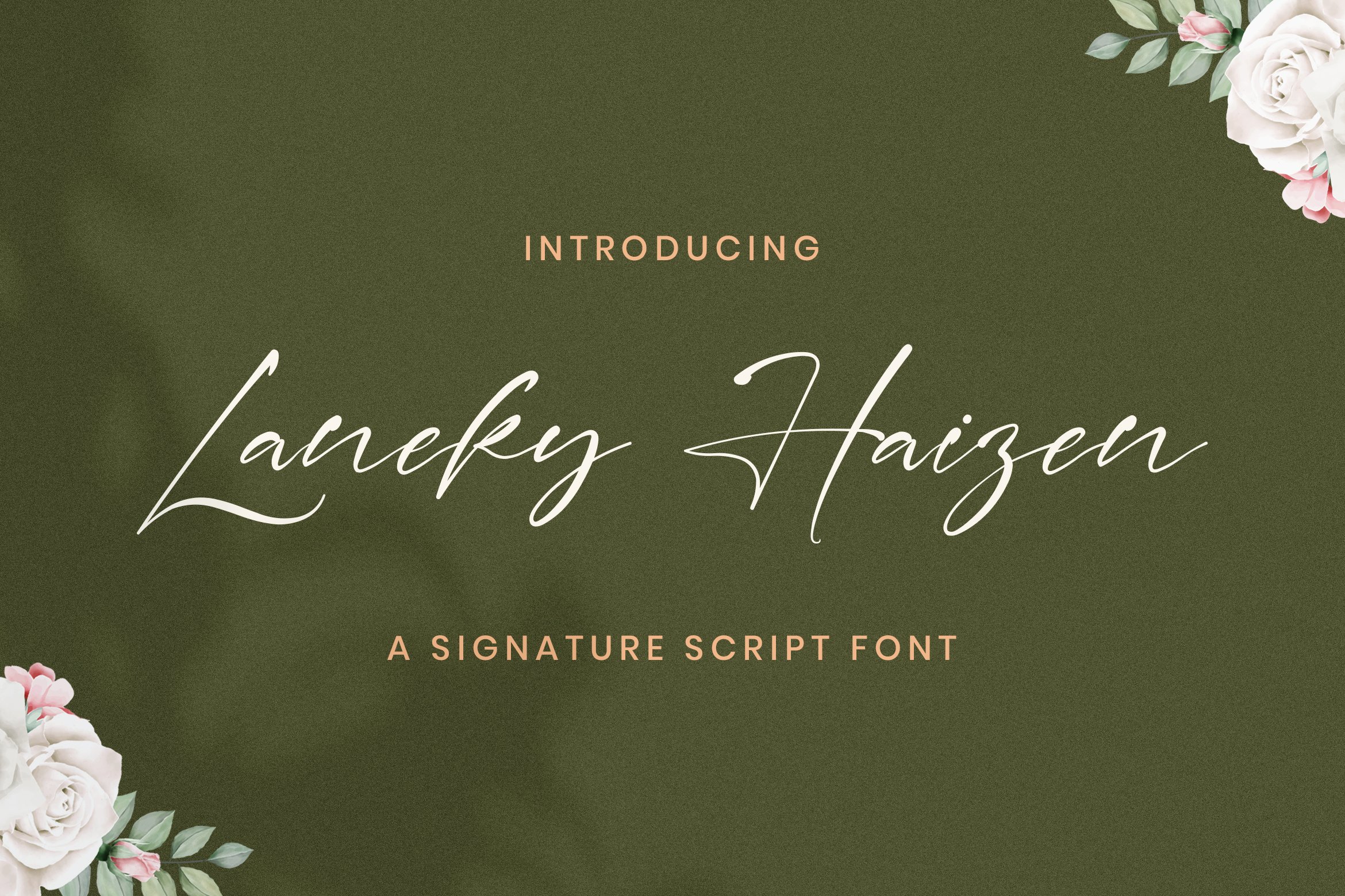 Laneky Haizen - Signature Script Fon cover image.