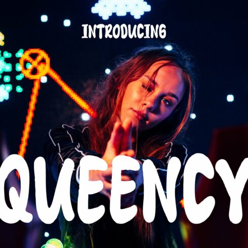 Queency - Handwritten Font cover image.