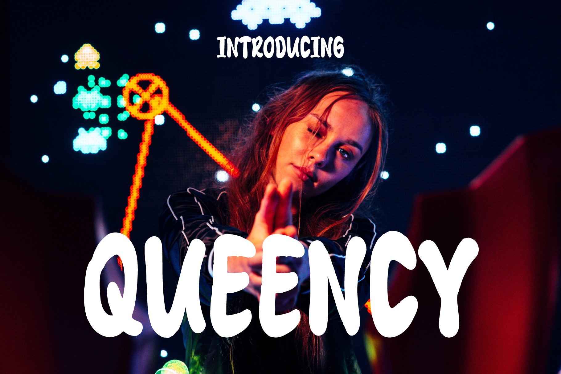 Queency - Handwritten Font cover image.