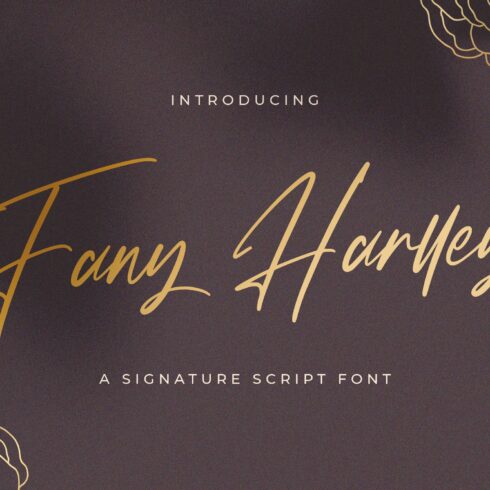 Fany Harlley - Handwritten Font cover image.