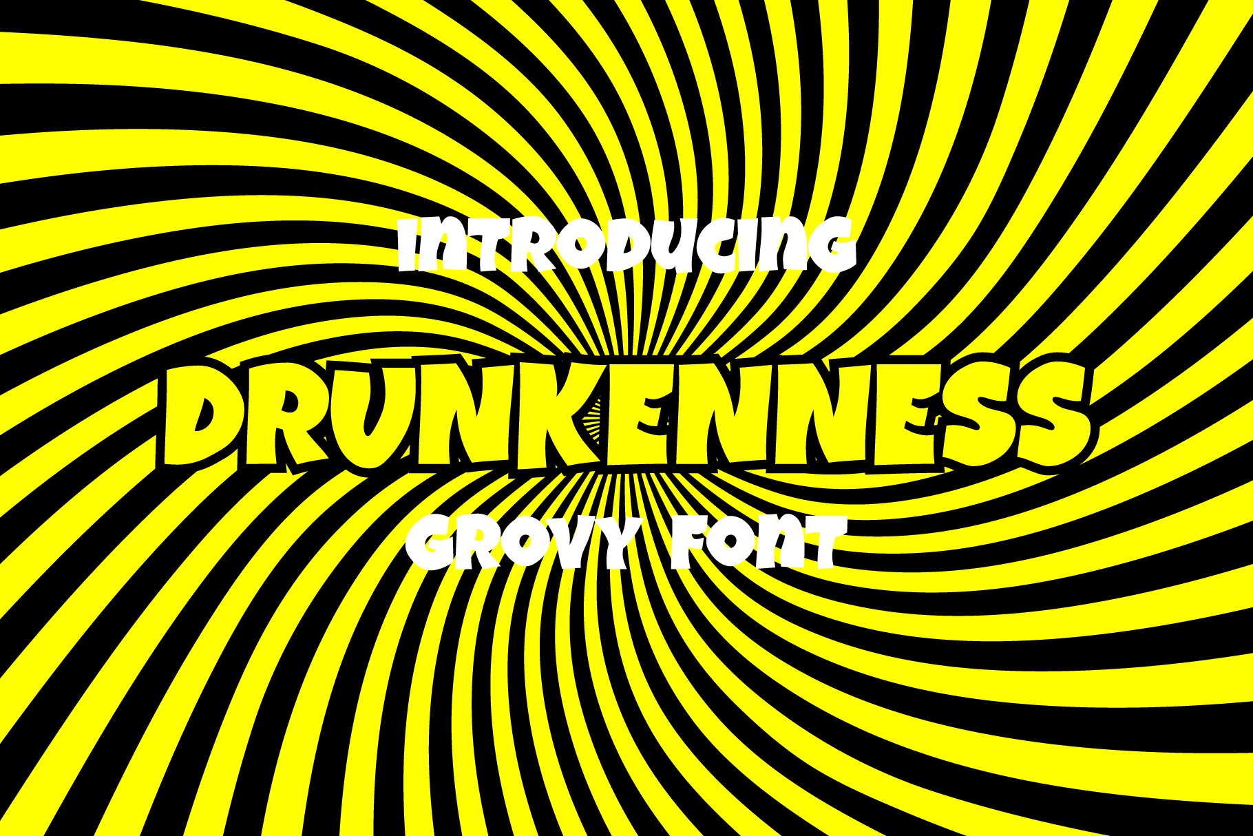 Drunkkenness - Display Font cover image.