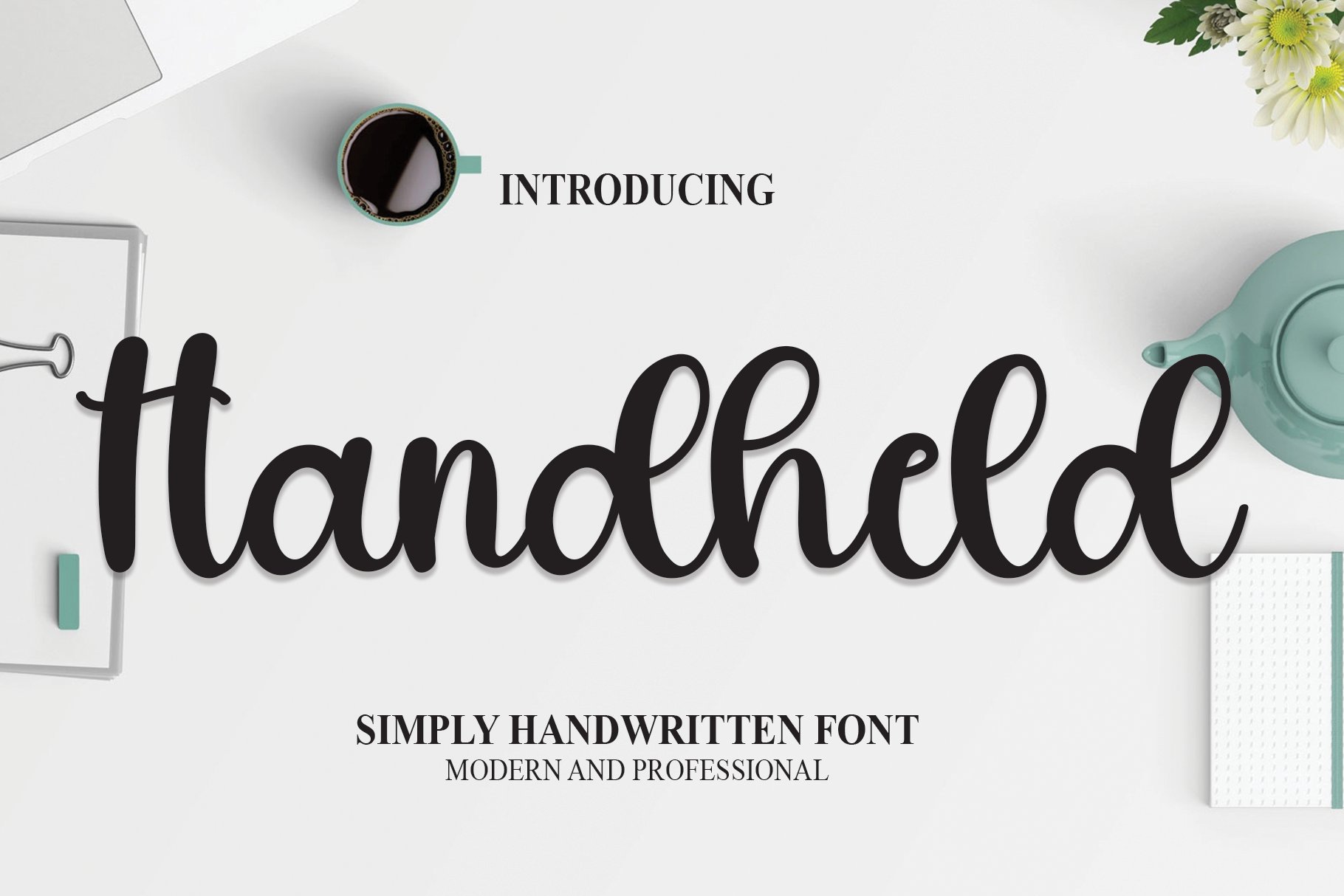 Handheld | Script Font cover image.