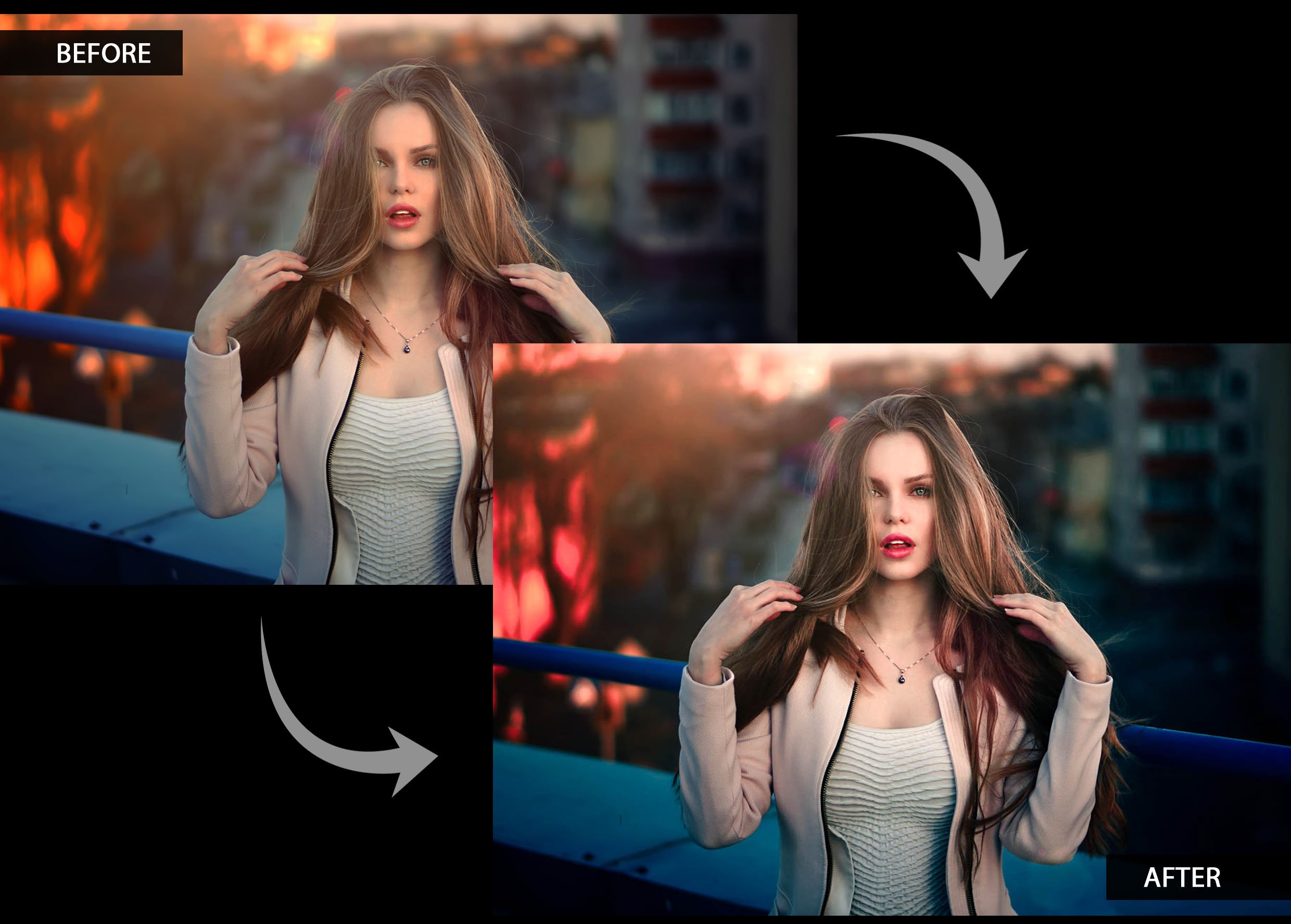 Modern Lightroom Presets bundlepreview image.