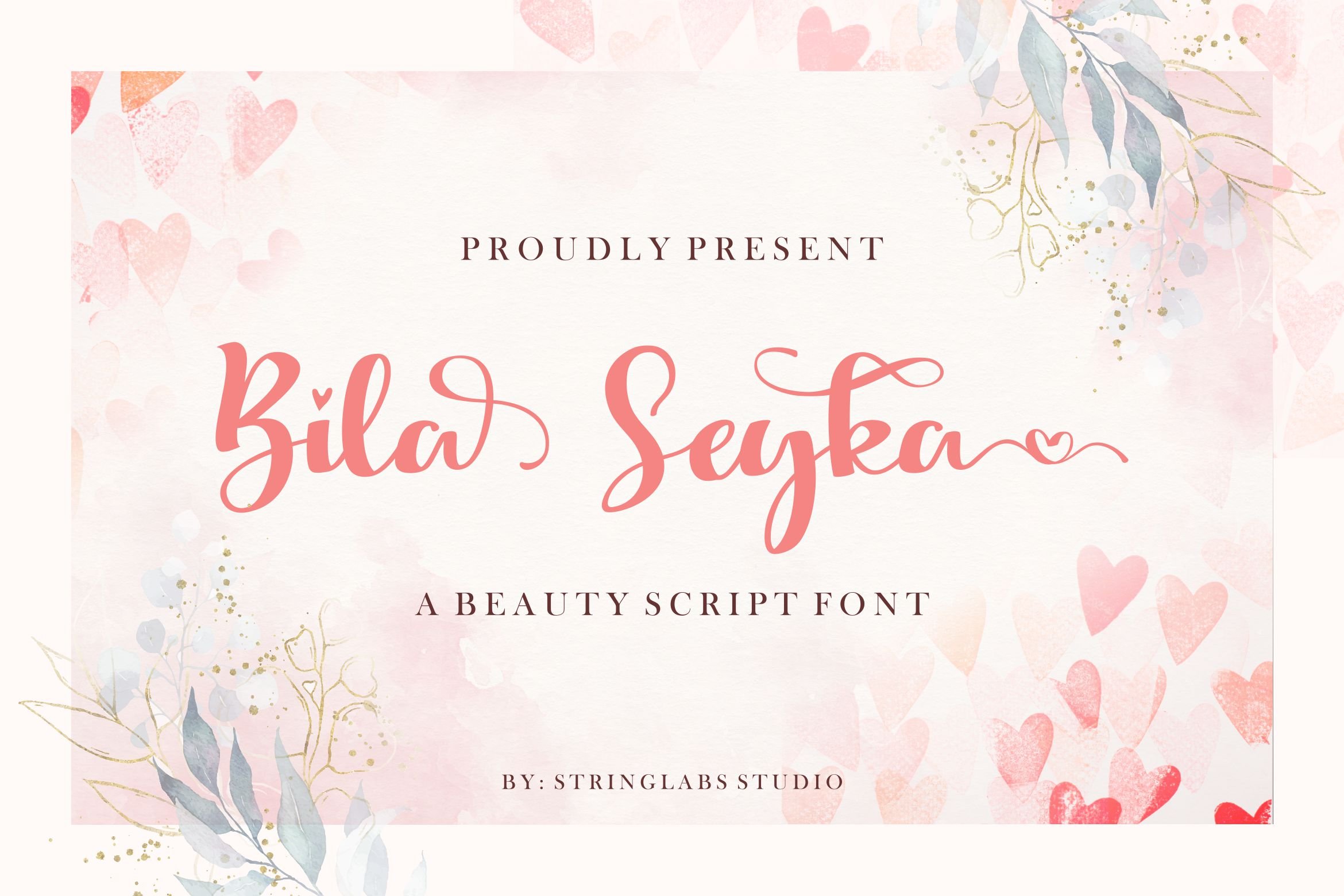 Bila Seyka - Lovely Script Font cover image.
