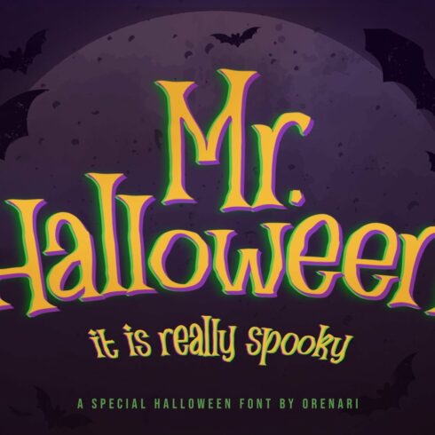 Mr. Halloween Font cover image.