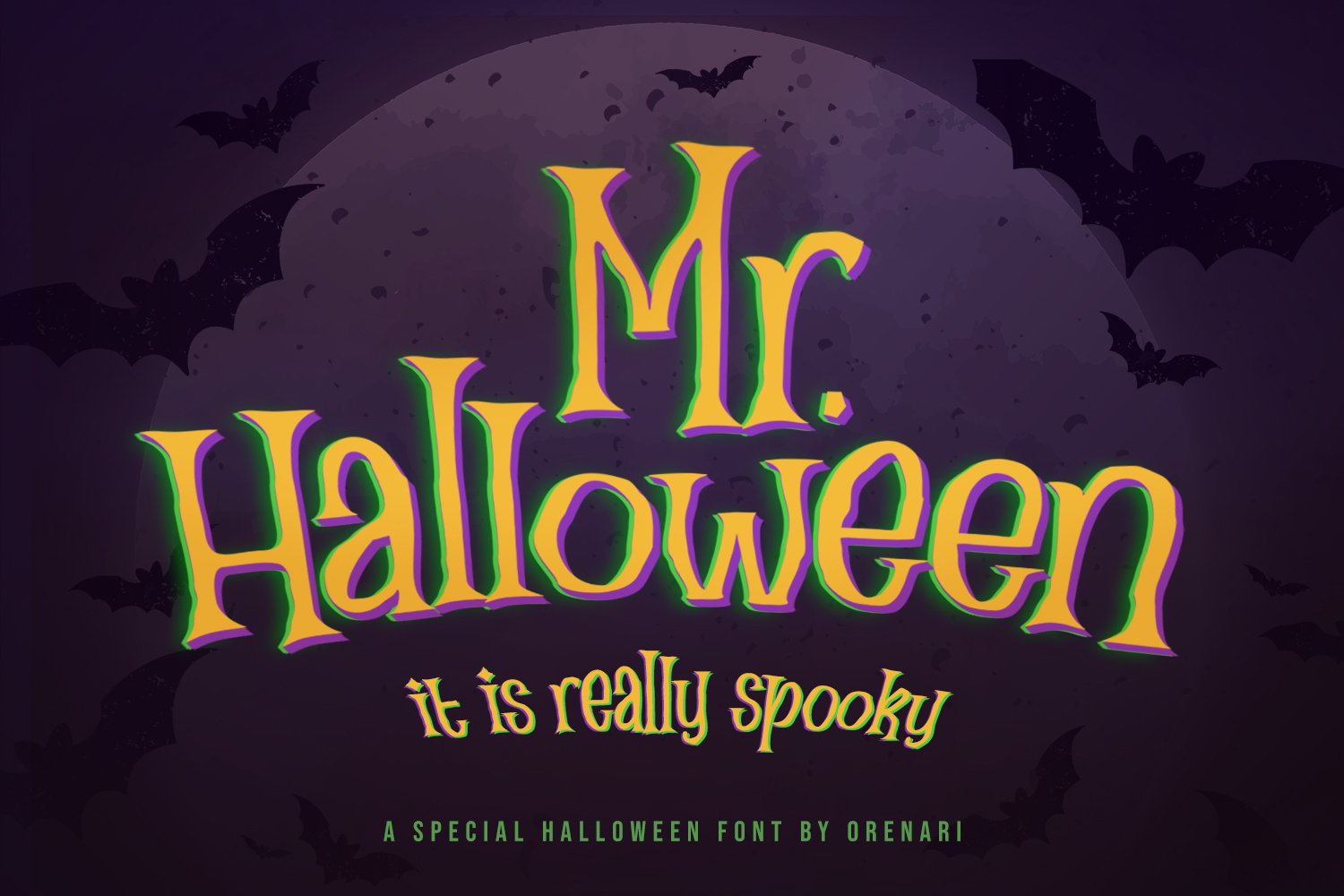 Mr. Halloween Font cover image.
