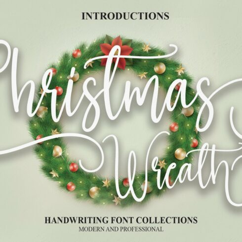 Christmas Wreath | Script Font cover image.