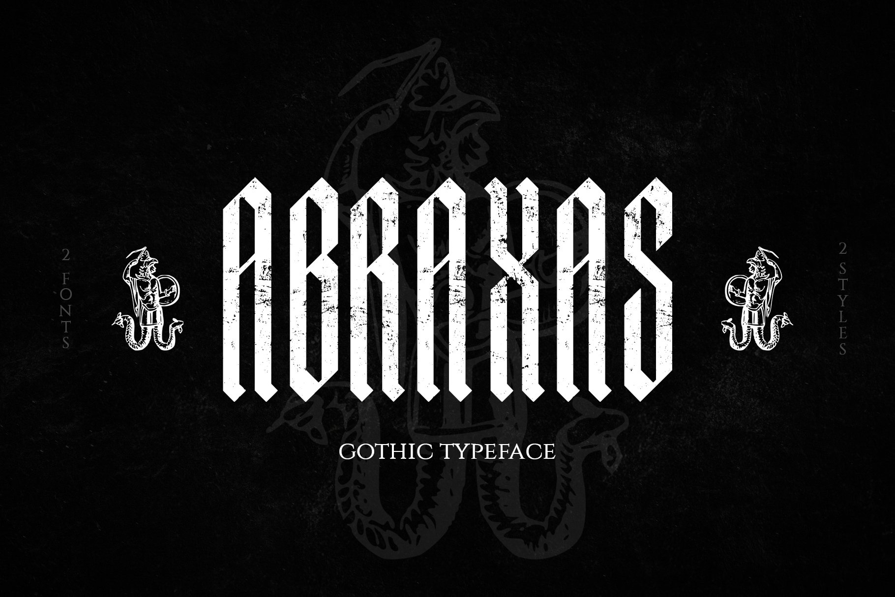 ABRAXAS | Gothic Typeface cover image.