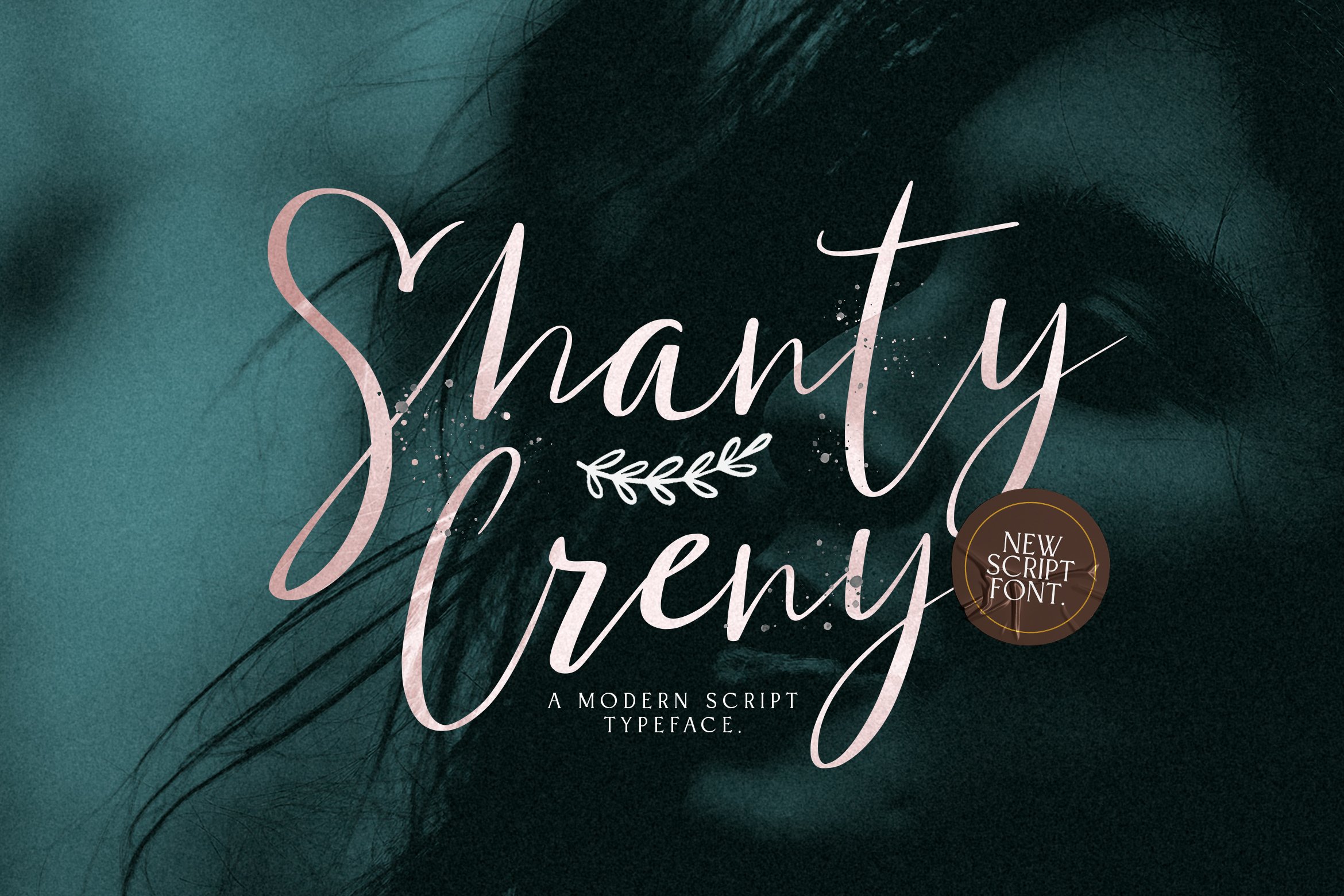 Shanti Creny - Modern Script Font cover image.
