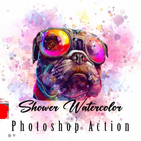 Shower Watercolor Photoshop Actioncover image.