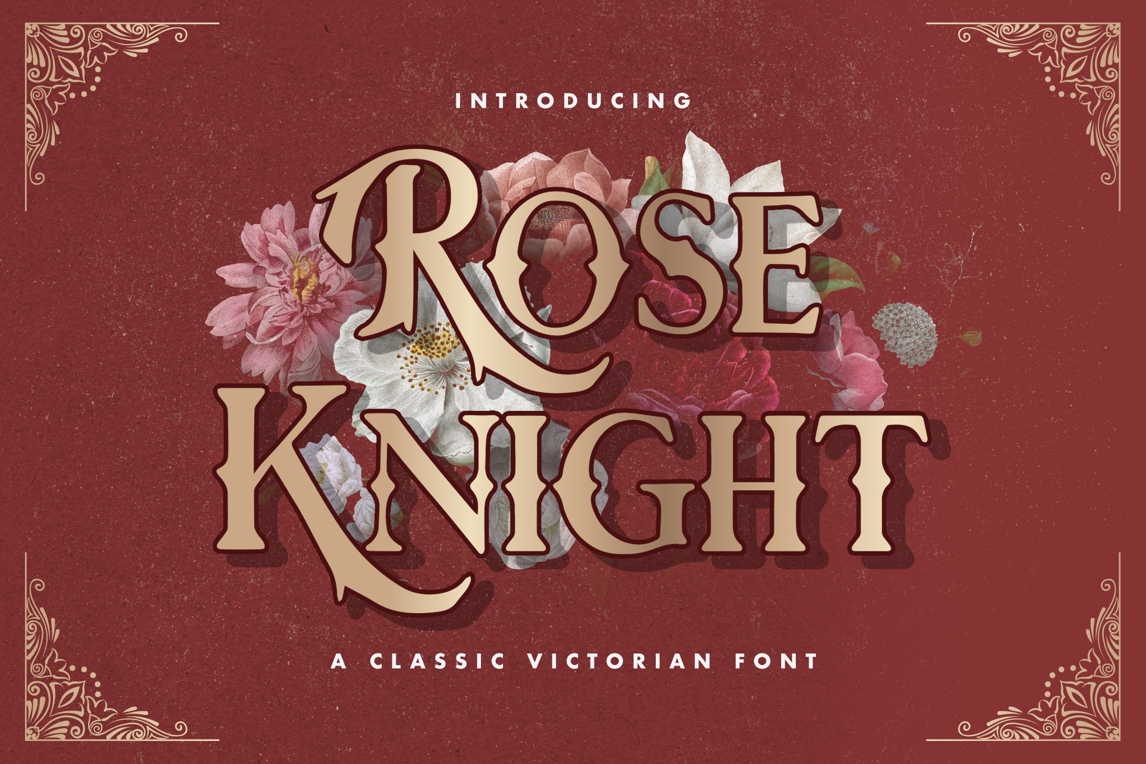 Rose Knight - Victorian Style Font cover image.