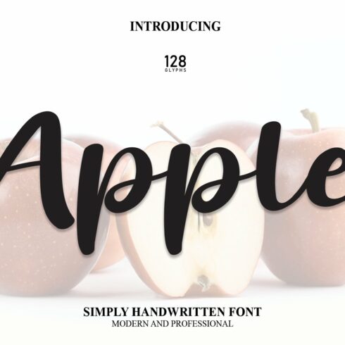 Apple | Script Font cover image.