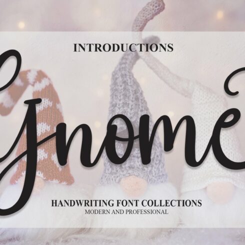 Gnome | Script Font cover image.