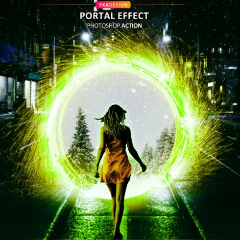 Portal Effect Photoshop Actioncover image.