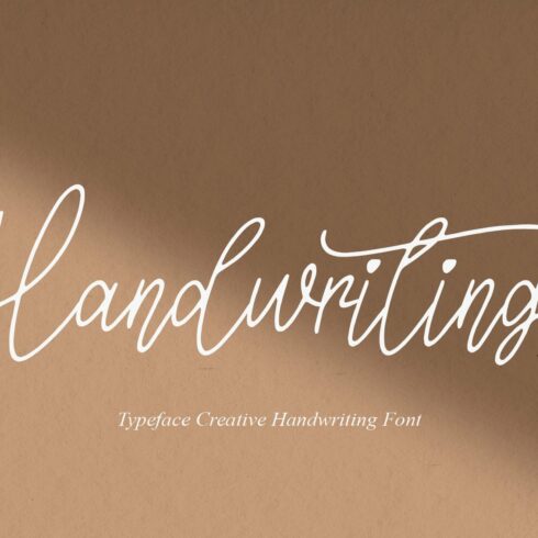 Handwriting | Script Font cover image.