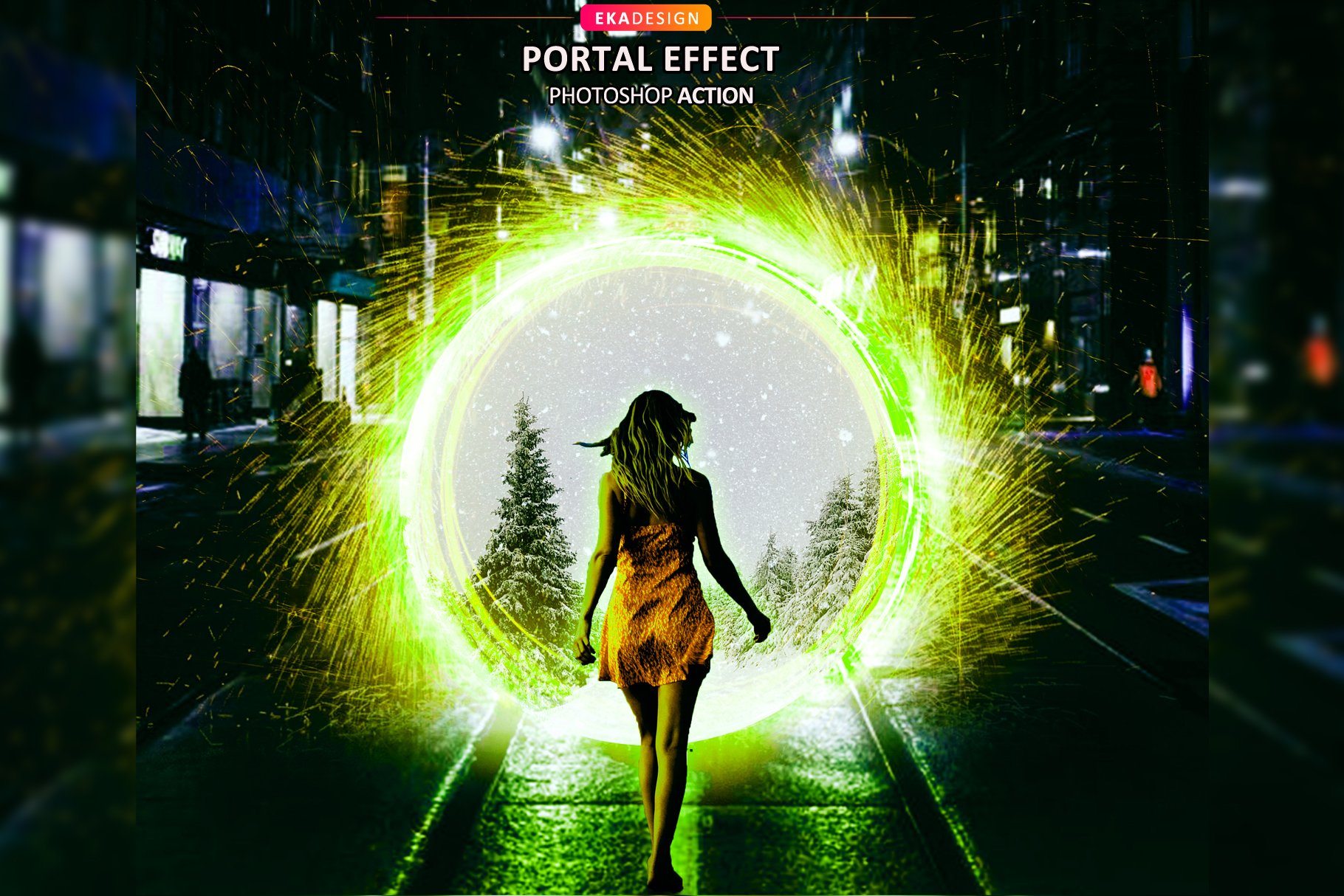 Portal Effect Photoshop Actioncover image.