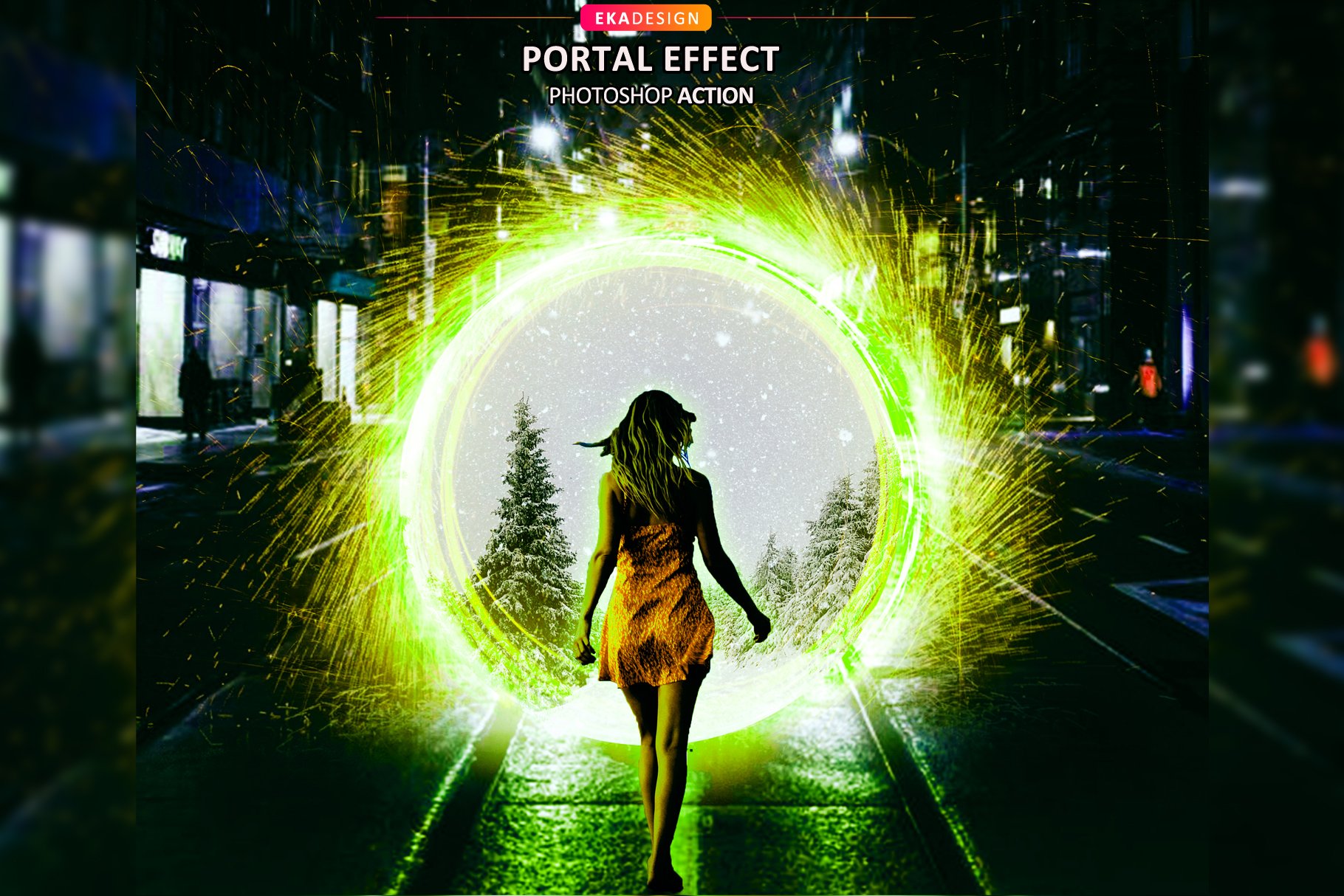 Portal Effect Photoshop Action MasterBundles Portal Effect Photoshop Action MasterBundles
