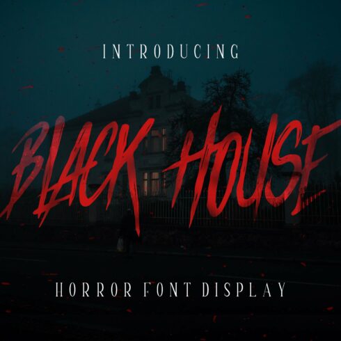 Black House - Horror Font Display cover image.
