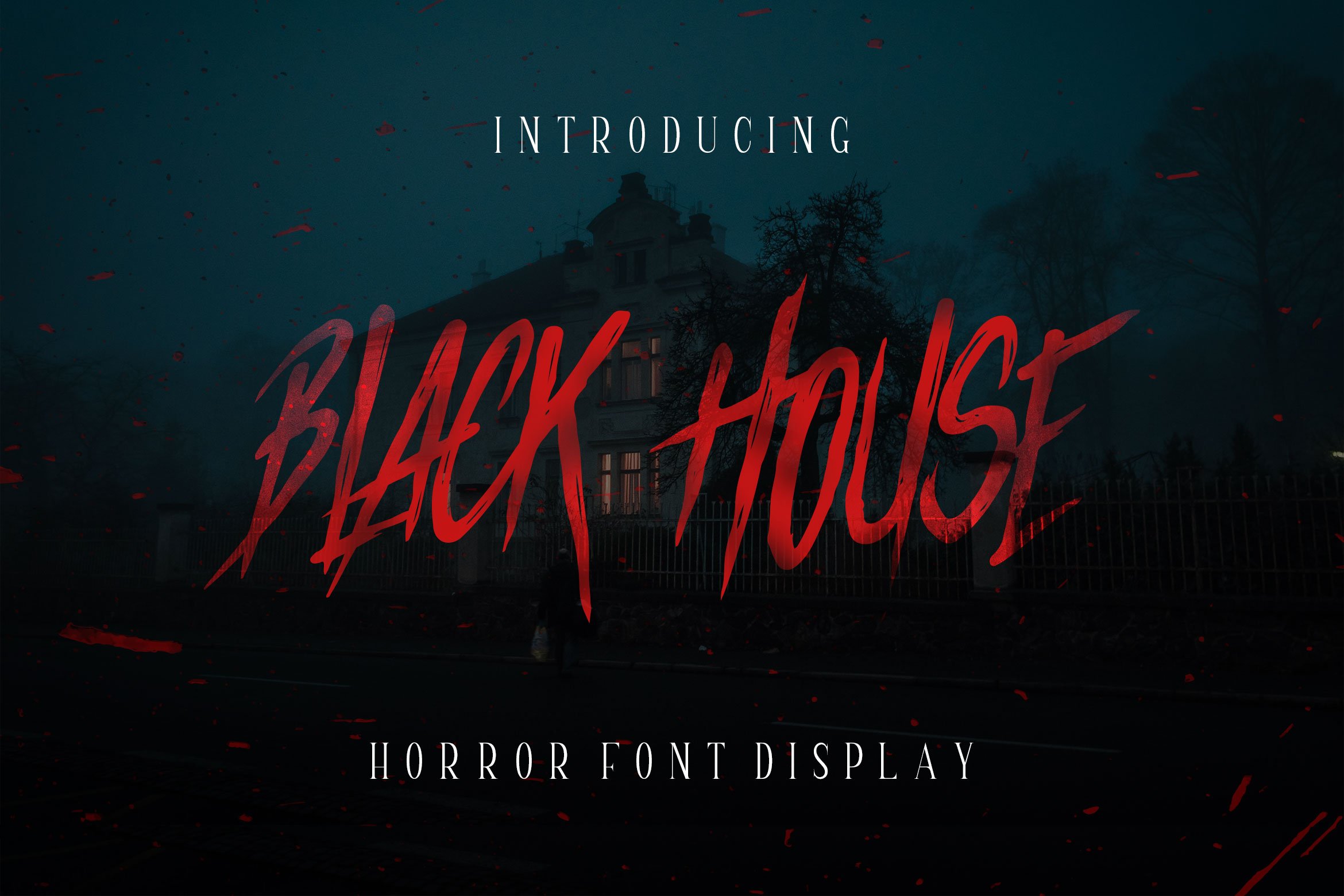 Black House - Horror Font Display cover image.