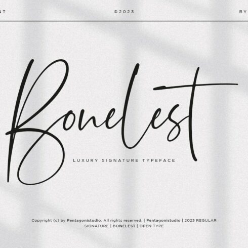 Bonelest | Stylish Ligaturecover image.