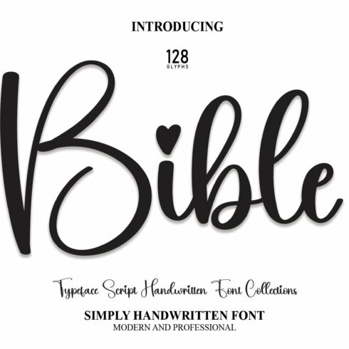 Bible | Script Font cover image.
