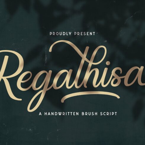 Regalhisa - Calligraphy Font cover image.